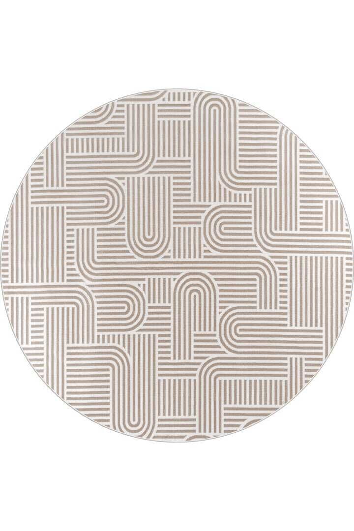 Hayal  HYL3 Yumuşak Kadife Kaymaz Taban Dört Mevsim Yıkanabilir Yuvarlak Yolluk Dokuma Salon Mutfak Oturma Odası Halısı