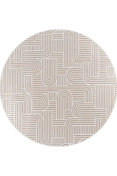 Hayal  HYL3 Yumuşak Kadife Kaymaz Taban Dört Mevsim Yıkanabilir Yuvarlak Yolluk Dokuma Salon Mutfak Oturma Odası Halısı