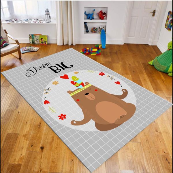 Cino 74 Dream Big Çocuk Odası Halı Bebek Oyun Halısı