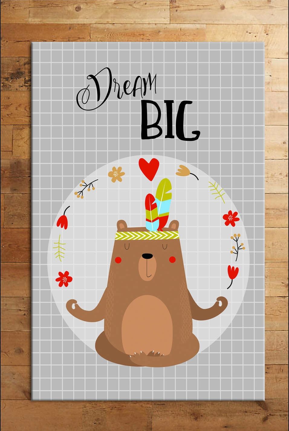 Cino 74 Dream Big Çocuk Odası Halı Bebek Oyun Halısı
