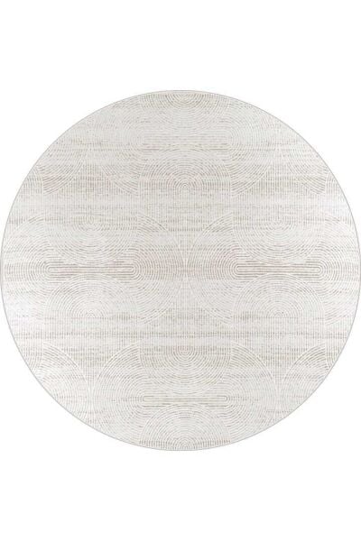 Hayal  HYL4 Yumuşak Kadife Kaymaz Taban Dört Mevsim Yıkanabilir Yuvarlak Yolluk Dokuma Salon Mutfak Oturma Odası Halısı