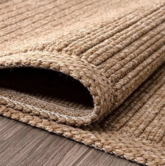 Crea Halı Belen BR001 Kahverengi Hasır Dokuma Hav Toz Vermez Modern Halı Hasır Yolluk My Crea Home
