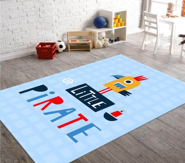 Cino 74 Kuş Figürlü Çocuk Odası Halı Bebek Oyun Halısı