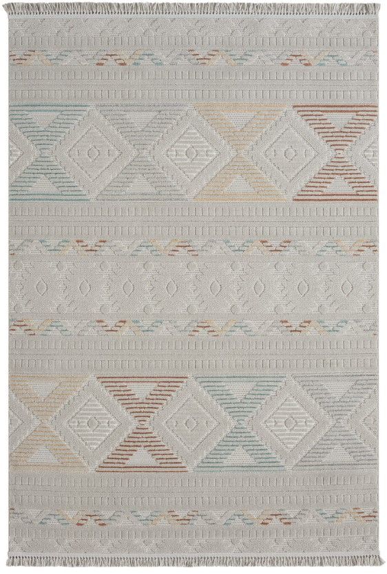 Seyran Halı Ruby 1151 Gri Multi Hav Toz Vermez Modern Yumuşak Tuşeli Salon Halısı