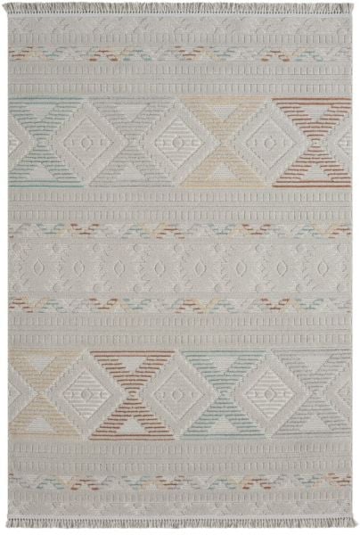 Seyran Halı Ruby 1151 Gri Multi Hav Toz Vermez Modern Yumuşak Tuşeli Salon Halısı