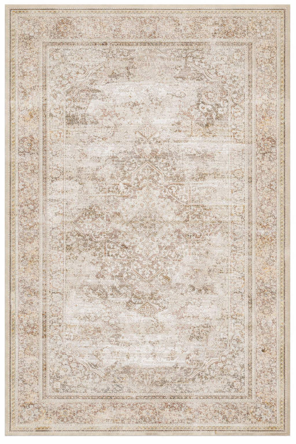 Drom Pamuk Dokuma Taban Kaymaz Şönil Makinede Yıkanabilir Soft Renkli Eskitme Vintage Salon Yatak Odası Mutfak Koridor Yolluk Halı